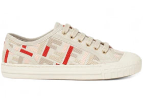 Fendi Domino Beige Cotton FF Embroidery (Women's)