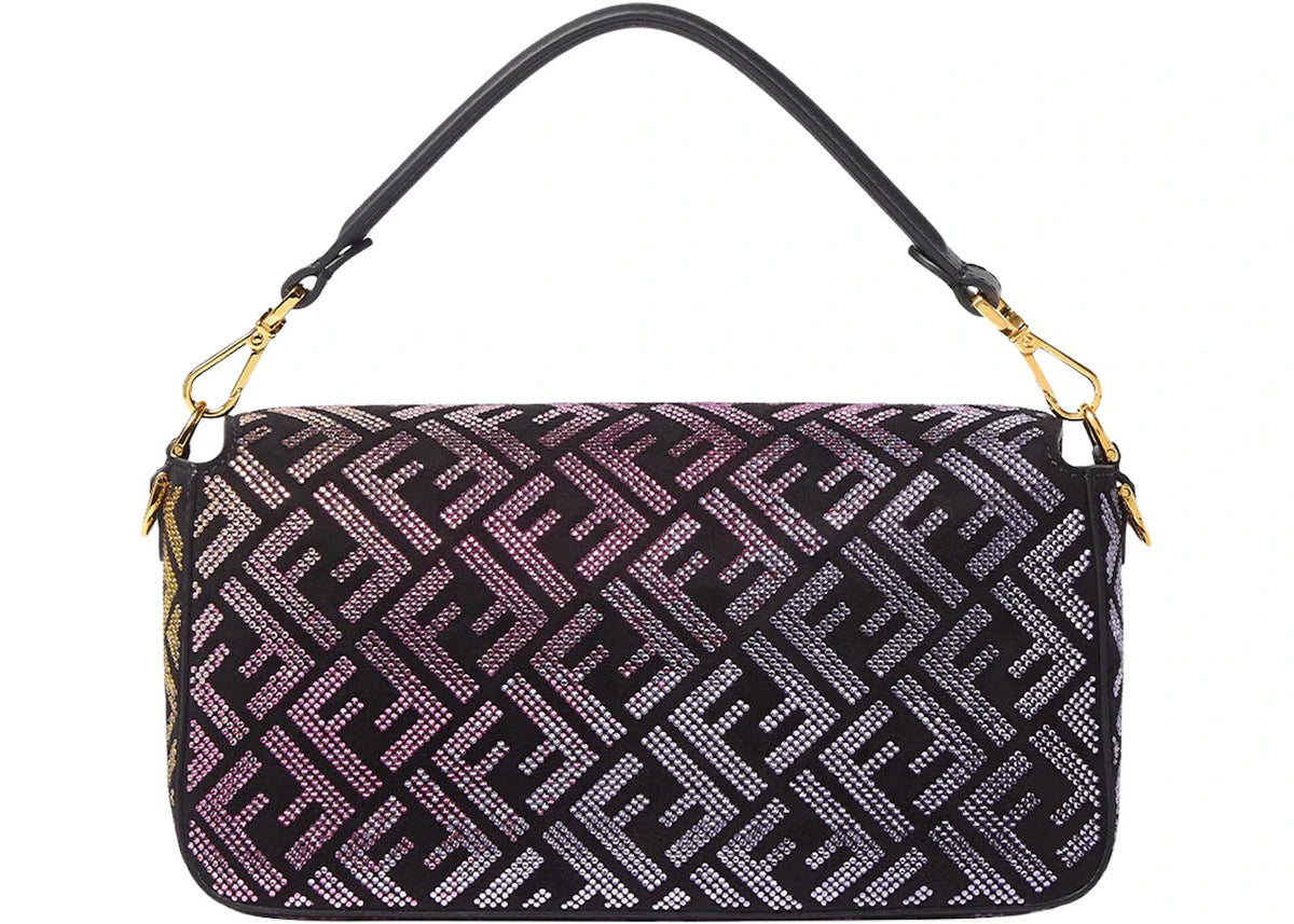 Fendi Fendace Baguette Shoulder Bag Gradient Crystal - vue secondaire B