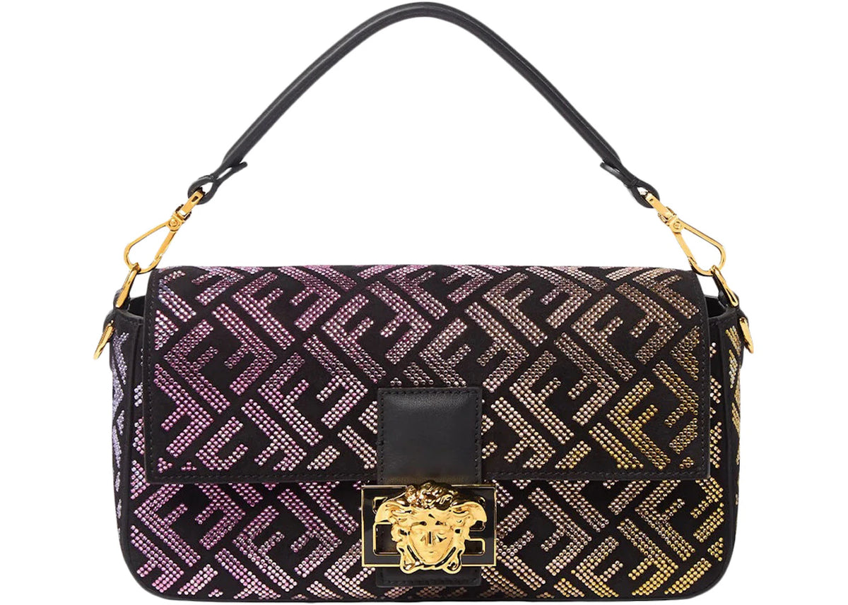 Fendi Fendace Baguette Shoulder Bag Gradient Crystal - vue secondaire A