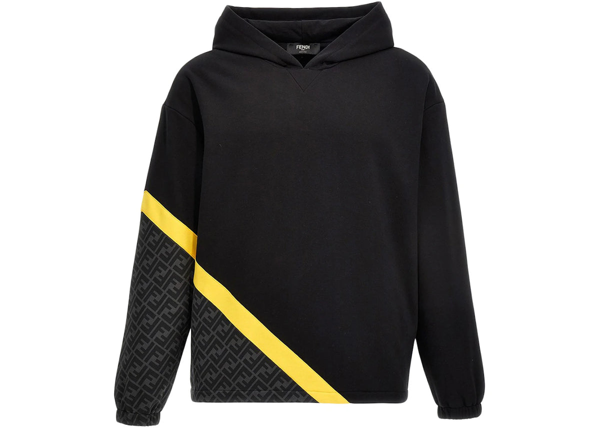 Fendi Jersey Sweatshirt Black - vue secondaire A