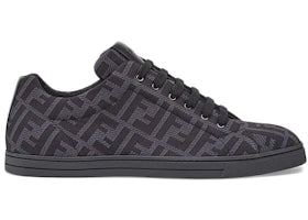 Fendi Tech Fabric Low Top Gray - vue 360