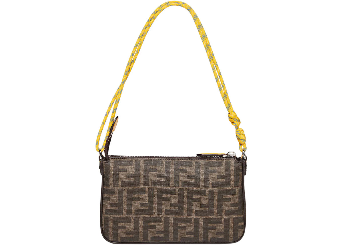 Fendi x FRGMT x Pokemon FF Fabric Bag Baguette Pouch Multicolor - vue secondaire B