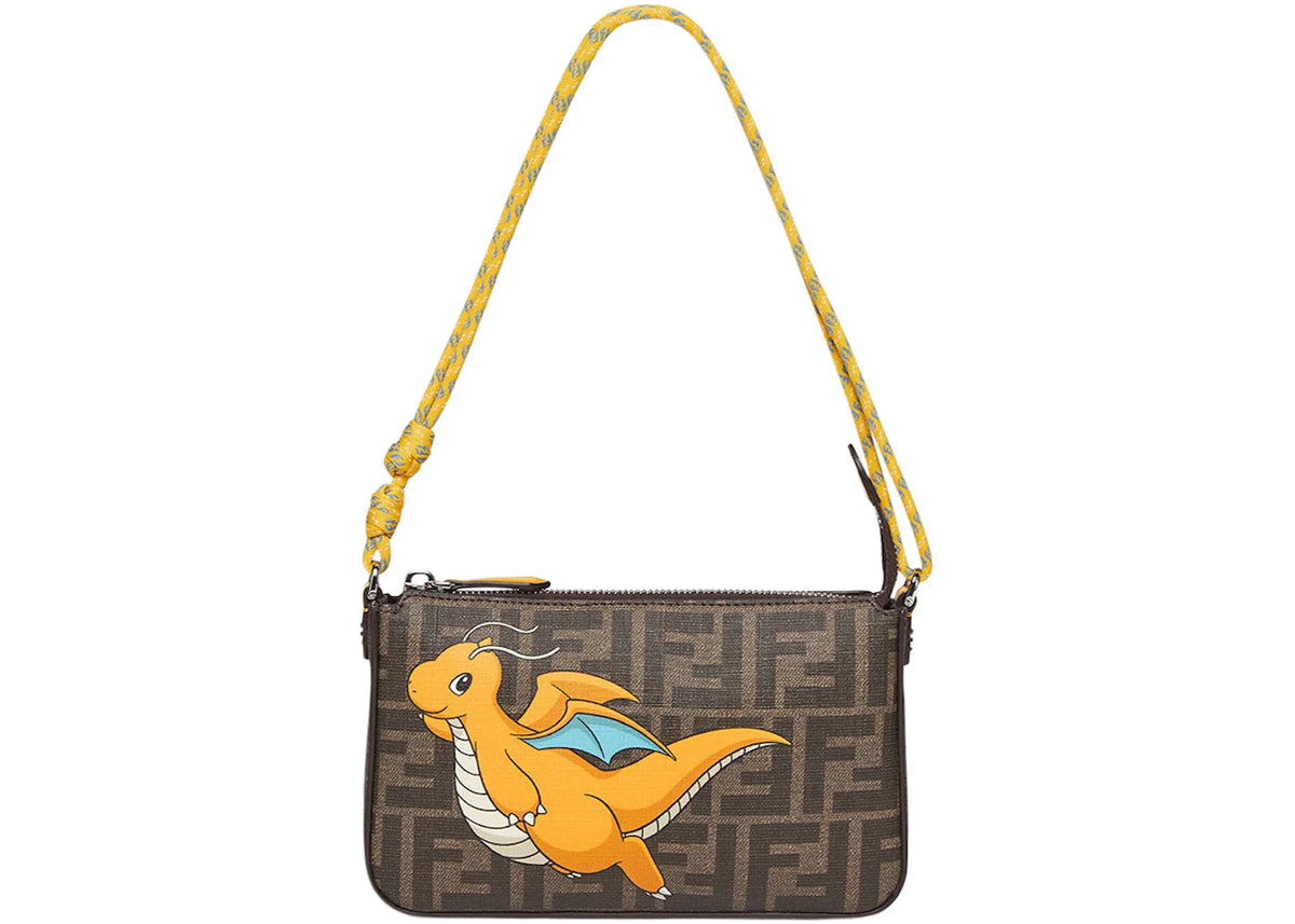 Fendi x FRGMT x Pokemon FF Fabric Bag Baguette Pouch Multicolor - vue secondaire A