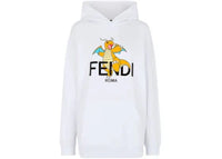 Fendi x Fragment x Pokemon Dragonite Women's Sweatshirt White