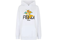 Fendi x Fragment x Pokemon Dragonite Women's Sweatshirt White