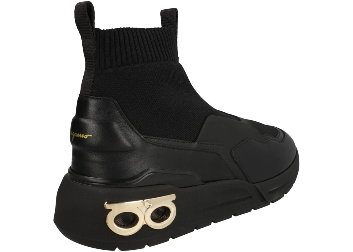 Ferragamo Cosma Sock High-Top Sneakers Yellow (Women's) - vue secondaire B