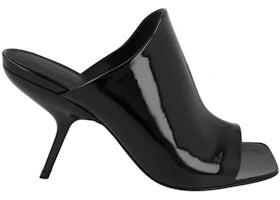 Ferragamo Era Patent Leather Mules Black (Women's)