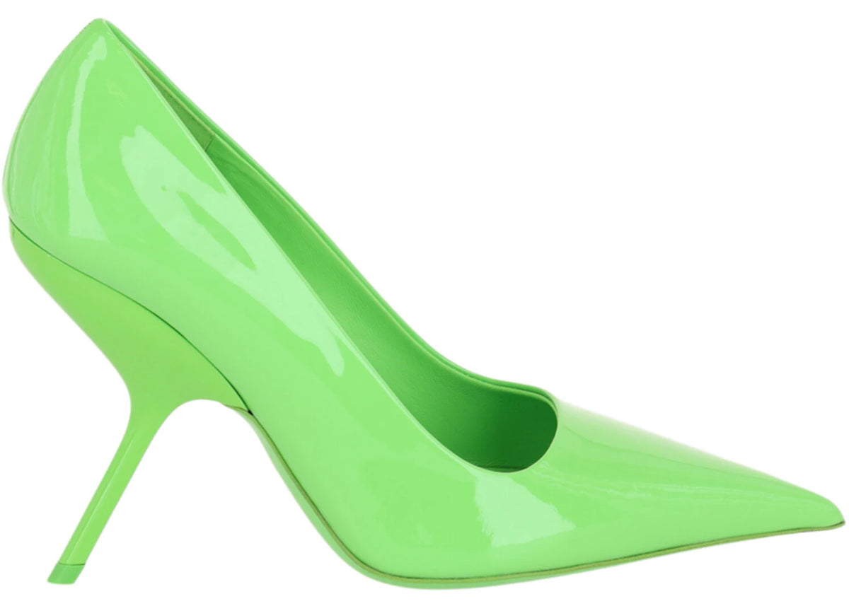 Ferragamo Eva X5 Pantent Leather Pumps Green (Women's) - vue secondaire A