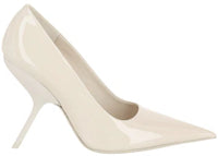 Ferragamo Eva X5 Pantent Leather Pumps White (Women's)