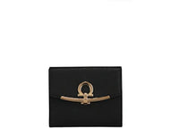 Ferragamo Gancini French Wallet Black