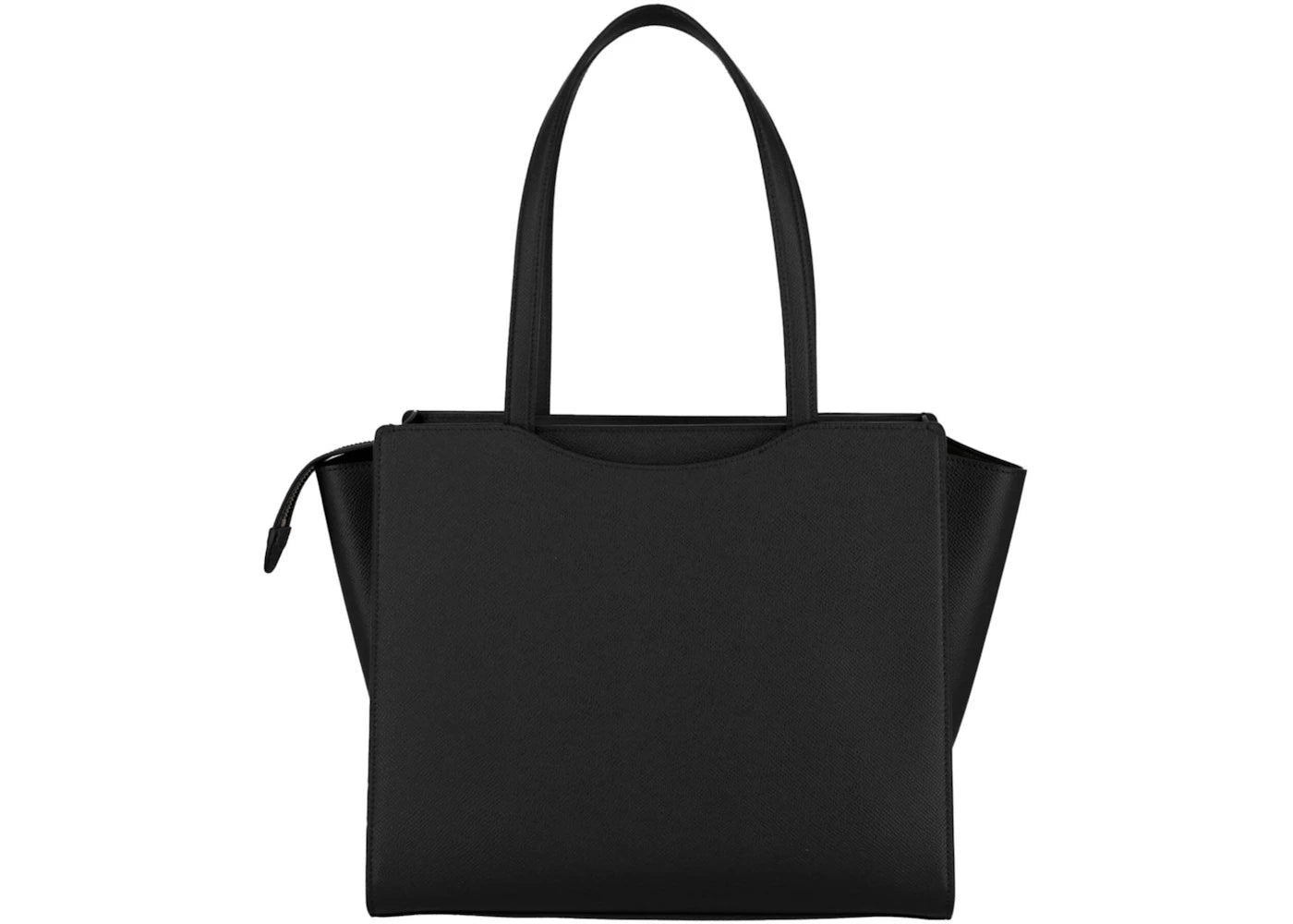 Ferragamo Gemini Leather Shoulder Bag Black - vue secondaire A