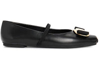 Ferragamo New Vara Ballet Flat Black (Women's)