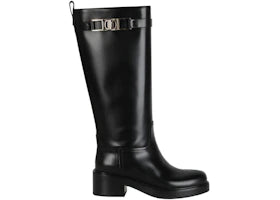Ferragamo Rosalie Leather Boots Black (Women's)