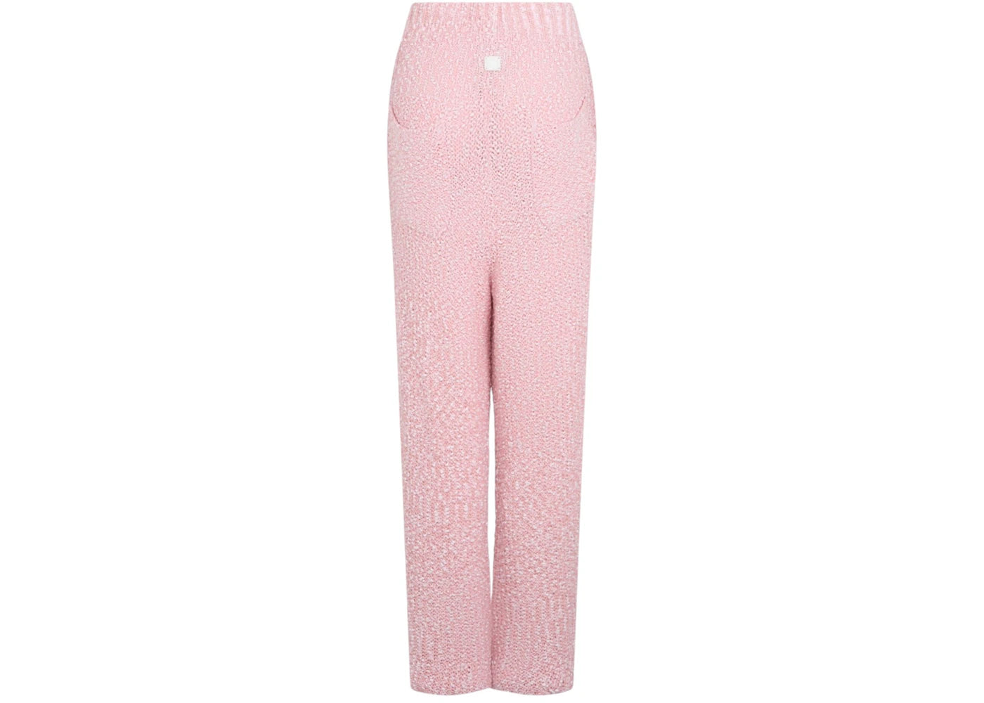 Ferragamo Women's Cotton Bouclé Knitted Pants Light Pink - vue secondaire A