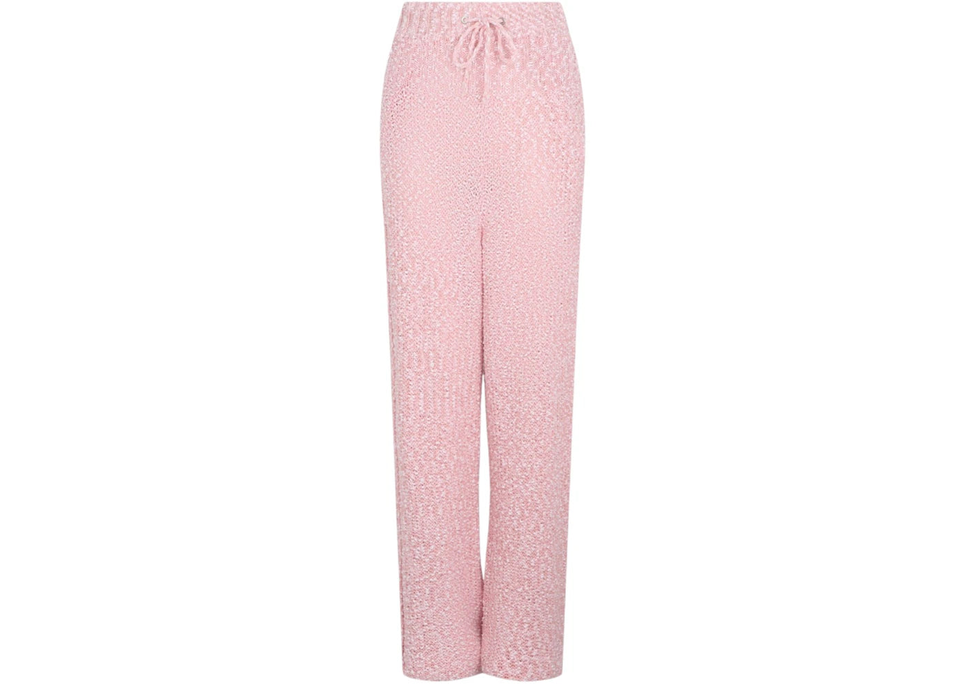 Ferragamo Women's Cotton Bouclé Knitted Pants Light Pink - vue 360