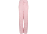 Ferragamo Women's Cotton Bouclé Knitted Pants Light Pink