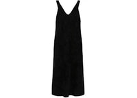 Ferragamo Women's Floral Fil Coupé Midi Dress Black
