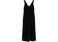 Ferragamo Women's Floral Fil Coupé Midi Dress Black