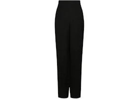 Ferragamo Women's High-Waisted Wide-Leg Pants Black