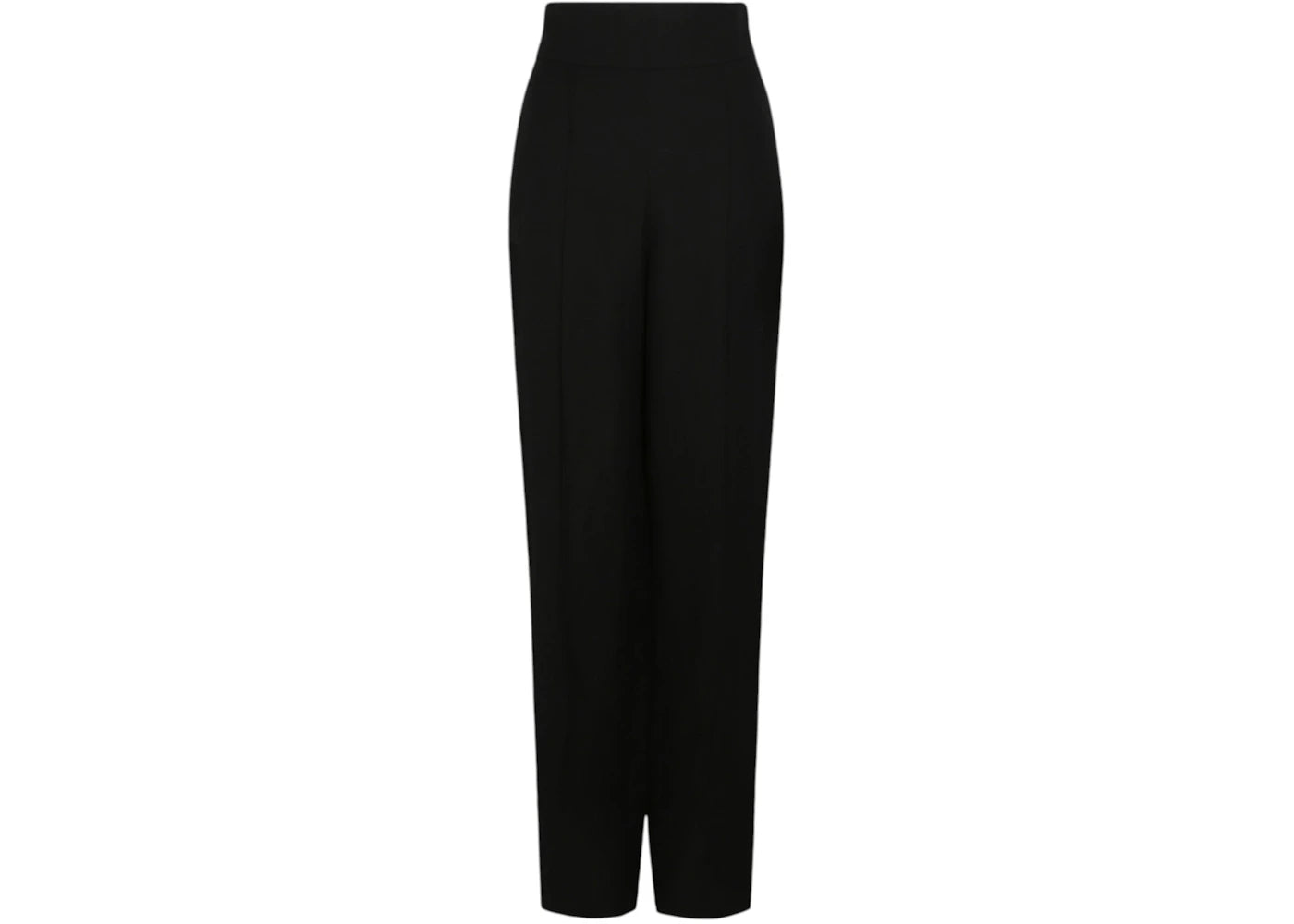 Ferragamo Women's High-Waisted Wide-Leg Pants Black - vue secondaire A