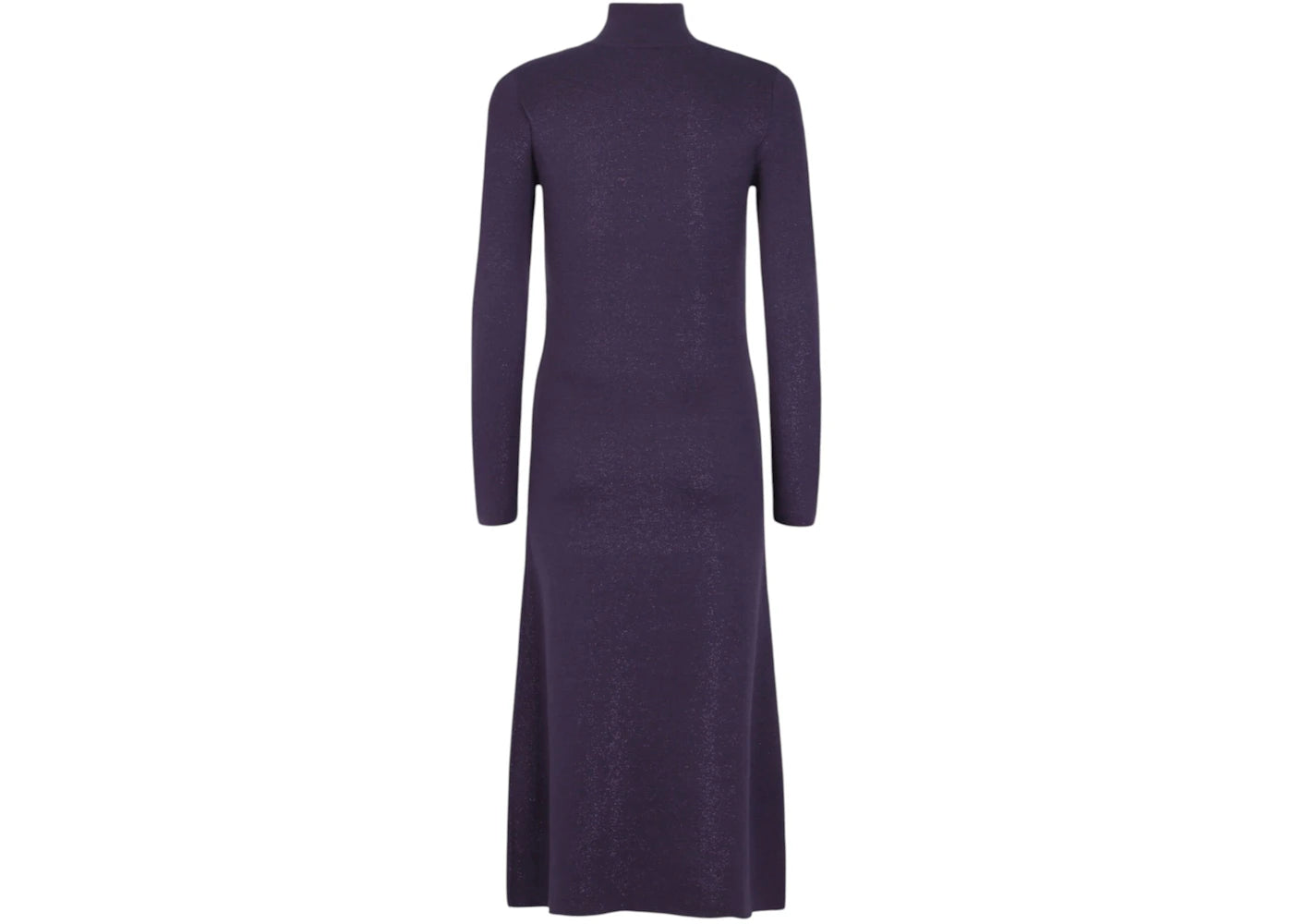 Ferragamo Women's Lamé Wool Blend Dress Purple - vue secondaire B