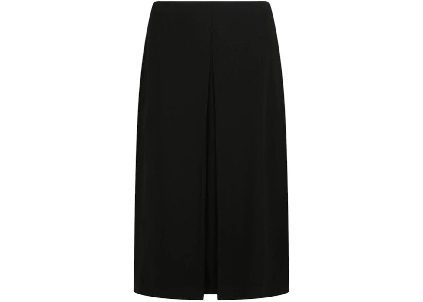 Ferragamo Women's Pleated Midi Skirt Black - vue secondaire A
