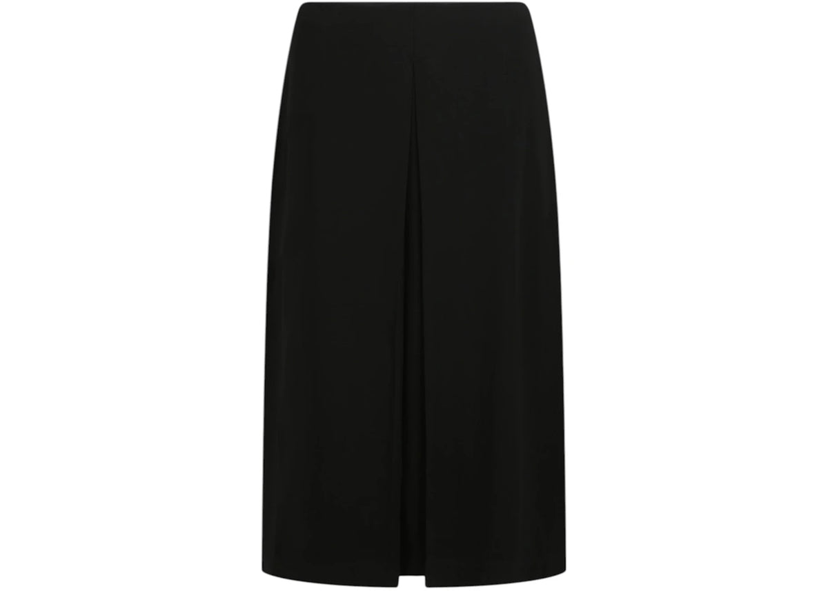 Ferragamo Women's Pleated Midi Skirt Black - vue 360