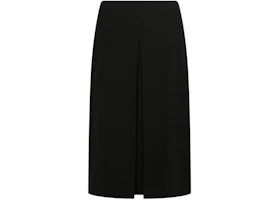 Ferragamo Women's Pleated Midi Skirt Black