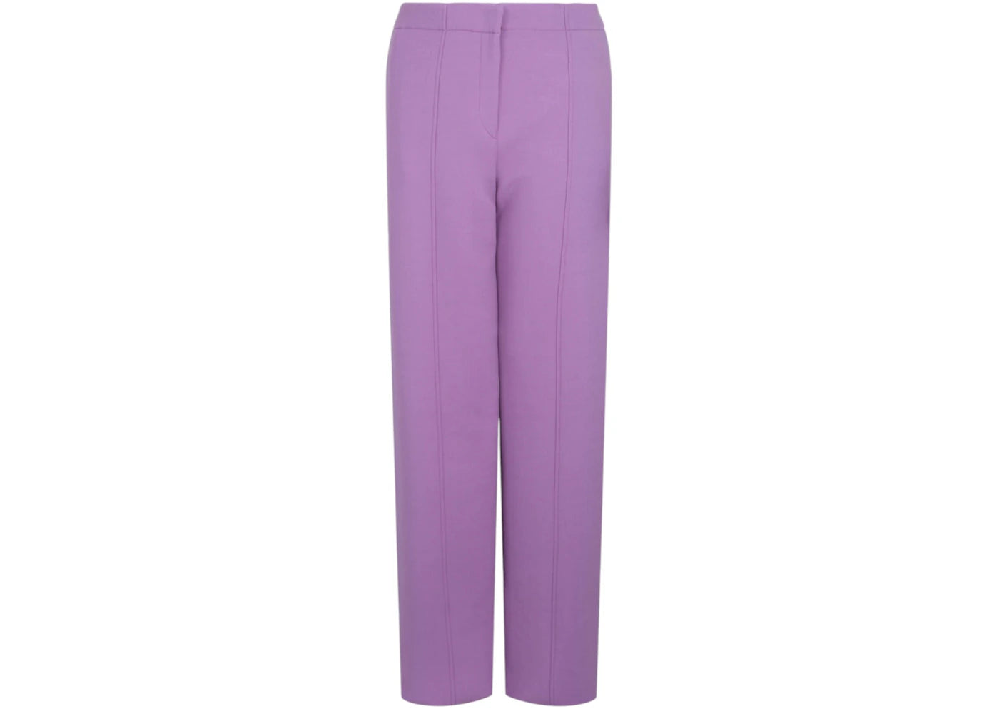 Ferragamo Women's Straight-Leg Trousers Purple - vue secondaire A