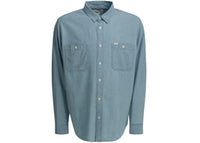Filson Chambray CPO Casual Shirt Light Blue