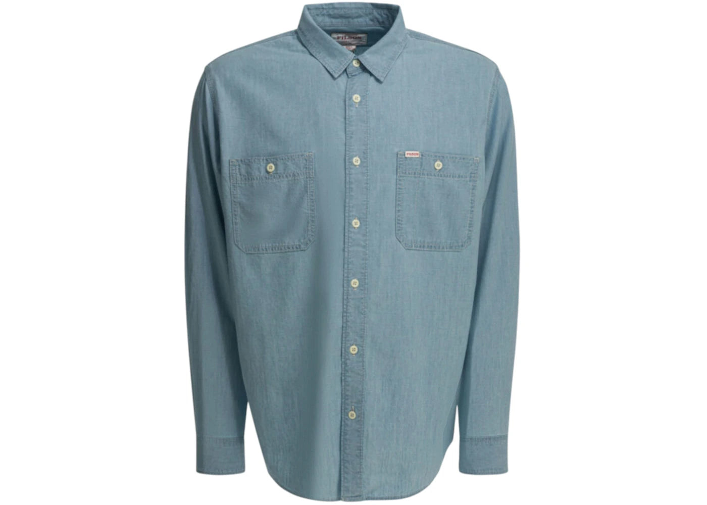 Filson Chambray CPO Casual Shirt Light Blue - vue secondaire A