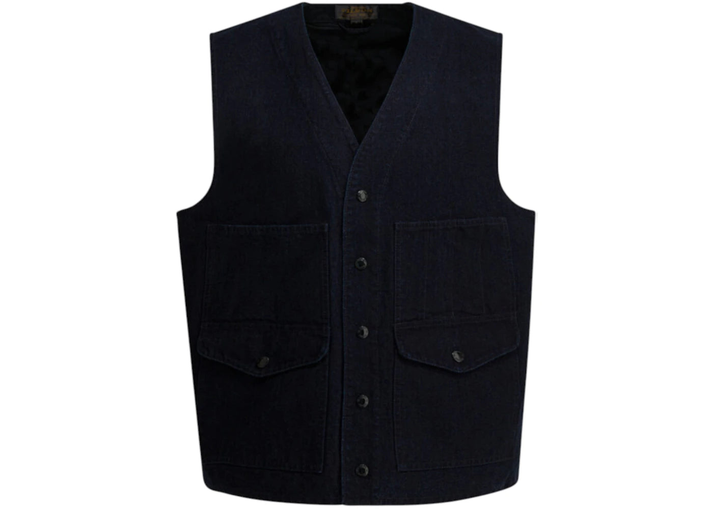 Filson Dry Tin Sleeveless Jacket Blue - vue secondaire A