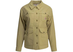 Filson Reverse Sateen Cruiser Overshirt Beige - vue 360