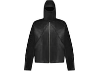 Flaneur Leather Balaclava Jacket Black