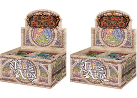 Flesh and Blood TCG Tales of Aria 1st Edition Booster Box 2x Lot - vue 360