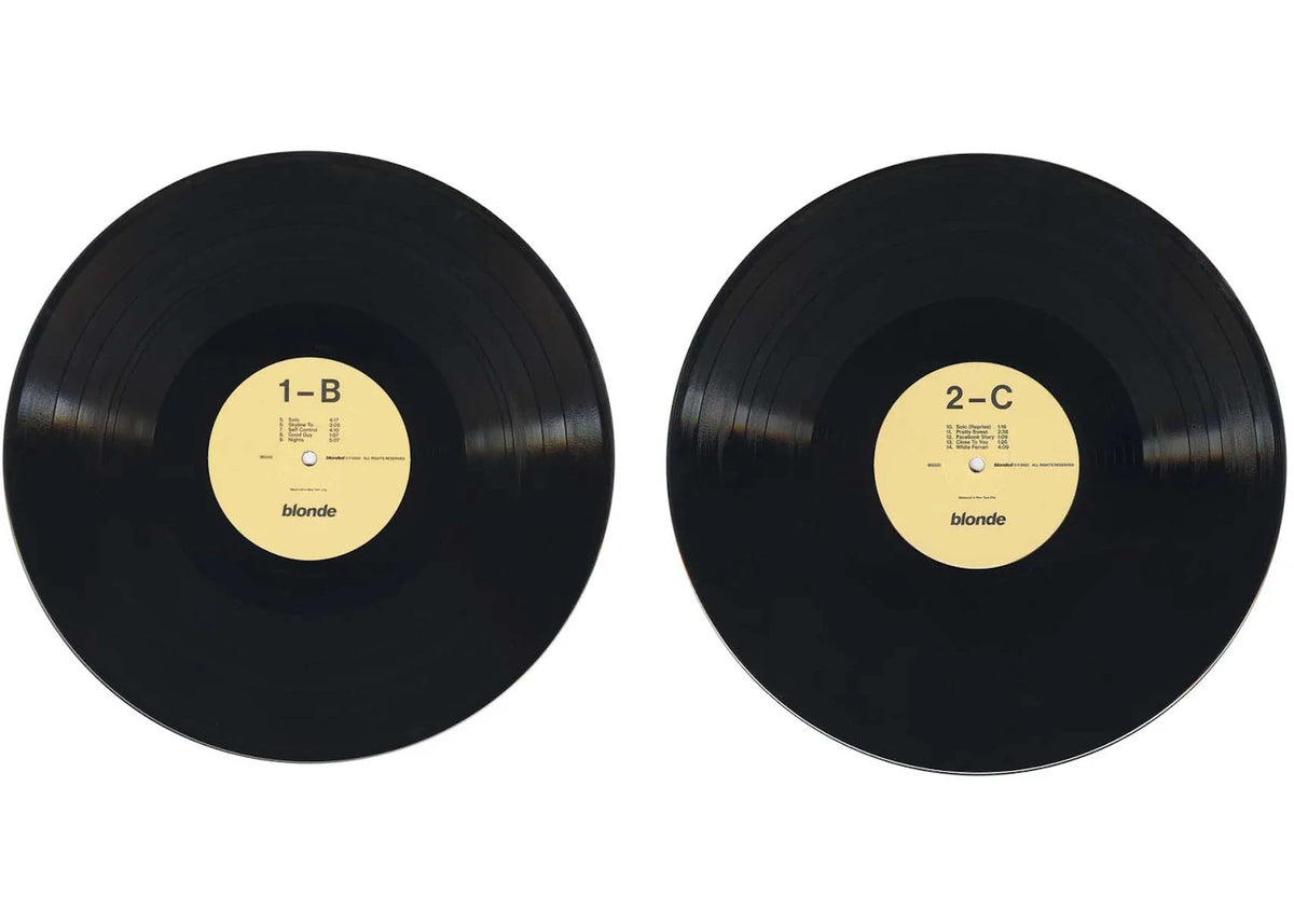 Frank Ocean Blonde 2XLP Vinyl Black - vue secondaire B
