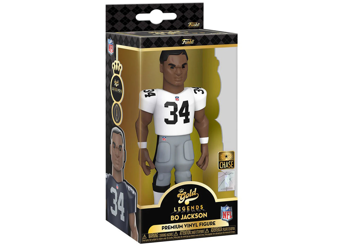 Funko Gold Legends NFL Los Angeles Raiders Bo Jackson 5 Inch Chase Edition Figure - vue secondaire A