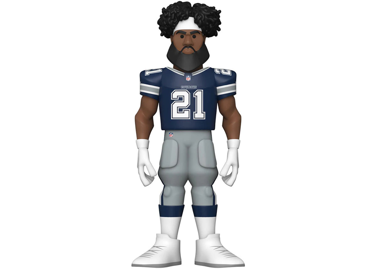 Funko Gold NFL Dallas Cowboys Ezekiel Elliott 5 Inch Chase Exclusive Figure - vue secondaire B