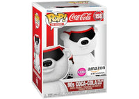 Funko Pop! Ad Icons Coca-Cola 90s Coca-Cola Polar Bear Flocked Amazon Exclusive Figure #158