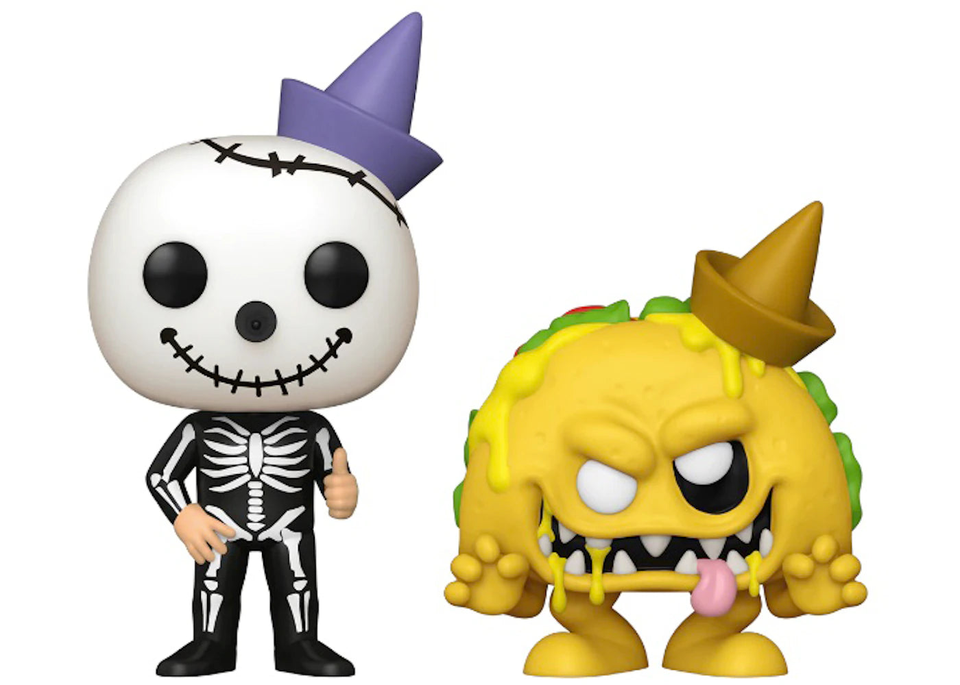 Funko Pop! Ad Icons Jack in the Box Skeleton Jack & Monster Taco Jack in the Box Special Edition Funko Shop Exclusive 2-Pack - vue secondaire B