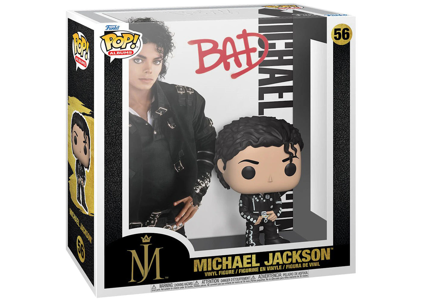 Funko Pop! Albums Michael Jackson Bad Figure #56 - vue secondaire A