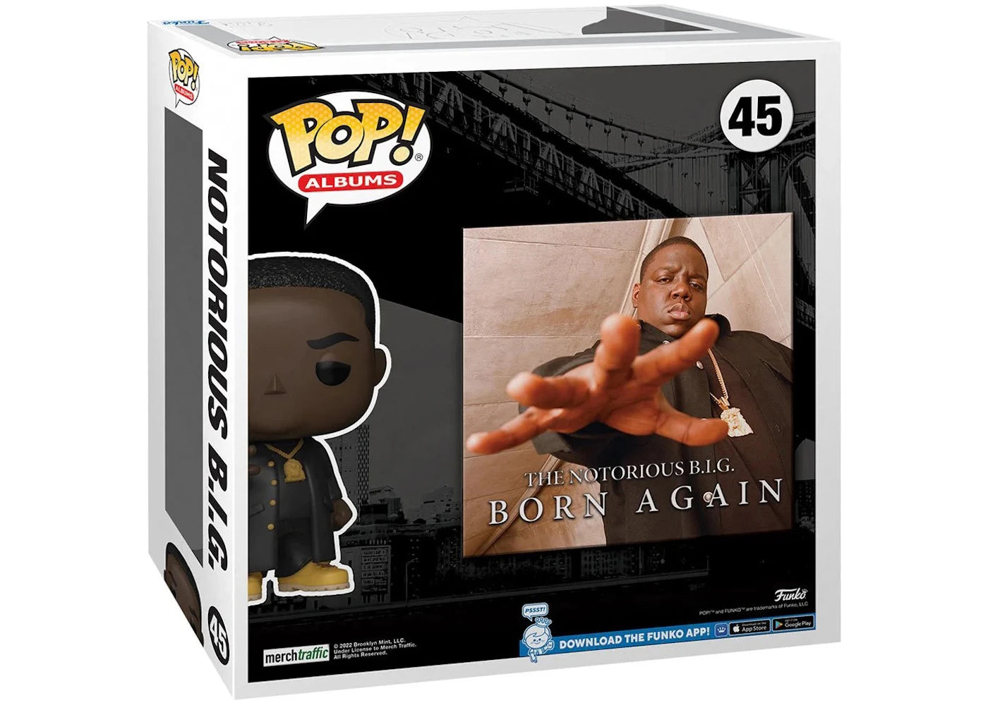 Funko Pop! Albums Notorious B.I.G. Born Again Figure #45 - vue secondaire B