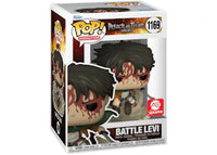 Funko Pop! Animation Attack on Titan Battle Levi (Bloody) AE Exclusive Figure #1169
