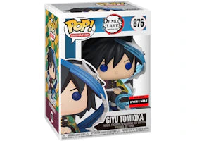 Funko Pop! Animation Demon Slayer Giyu Tomioka AAA Anime Exclusive Figure #876 - vue 360
