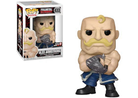 Funko Pop! Animation Full Metal Alchemist Alex Armstrong GameStop Exclusive Figure #433 - vue 360