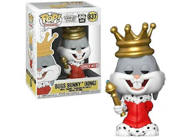 Funko Pop! Animation Looney Tunes Bugs Bunny King Target Exclusive Figure #837 - vue 360