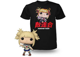 Funko Pop! Animation My Hero Academia Himiko Toga (Unmasked) T-Shirt Bundle GameStop Exclusive Figure #1029 - vue 360