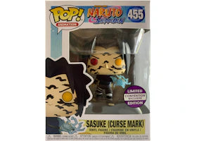 Funko Pop! Animation Nartuo Shippuden Sasuke (Curse Mark) Convention Exclusive Figure #455 - vue 360