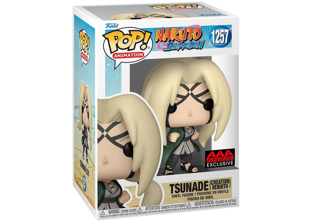 Funko Pop! Animation Naruto Shippuden Tsunade (Creation Rebirth) AAA Anime Exclusive Figure #1257 - vue secondaire A