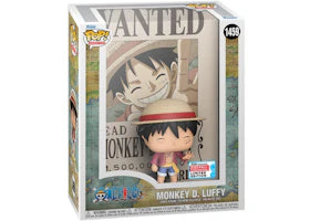 Funko Pop! Animation Poster One Piece Monkey D. Luffy Fall Convention Exclusive Figure #1459 - vue 360